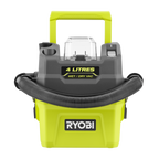 Ryobi 18V ONE+ 4L Wet And Dry Compact Vacuum - Tool Only - Image 1 of 8