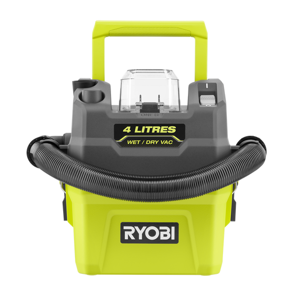 Ryobi 18V ONE+ 4L Wet And Dry Compact Vacuum - Tool Only