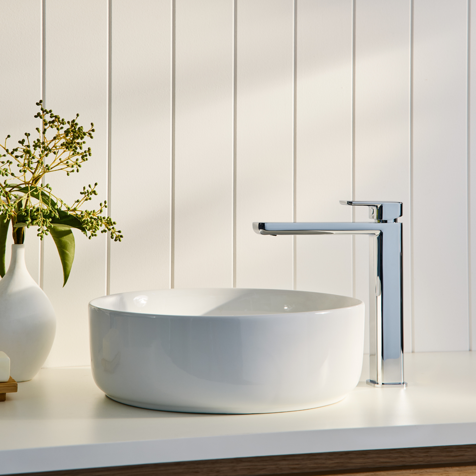 Mondella Chrome Lead Free Overture Tall Basin Mixer - Image 5 of 6
