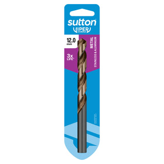 Sutton Tools 12.0mm Viper Cobalt Jobber Drill Bit