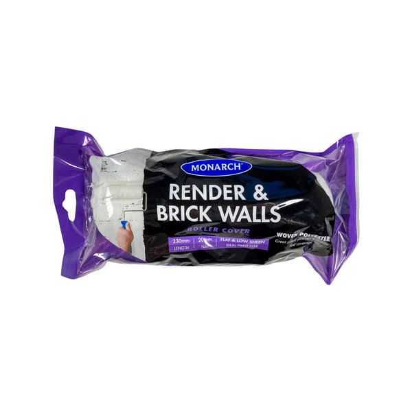 Monarch 230mm Render And Brick Walls Woven Polyester Roller Cover - 230mm