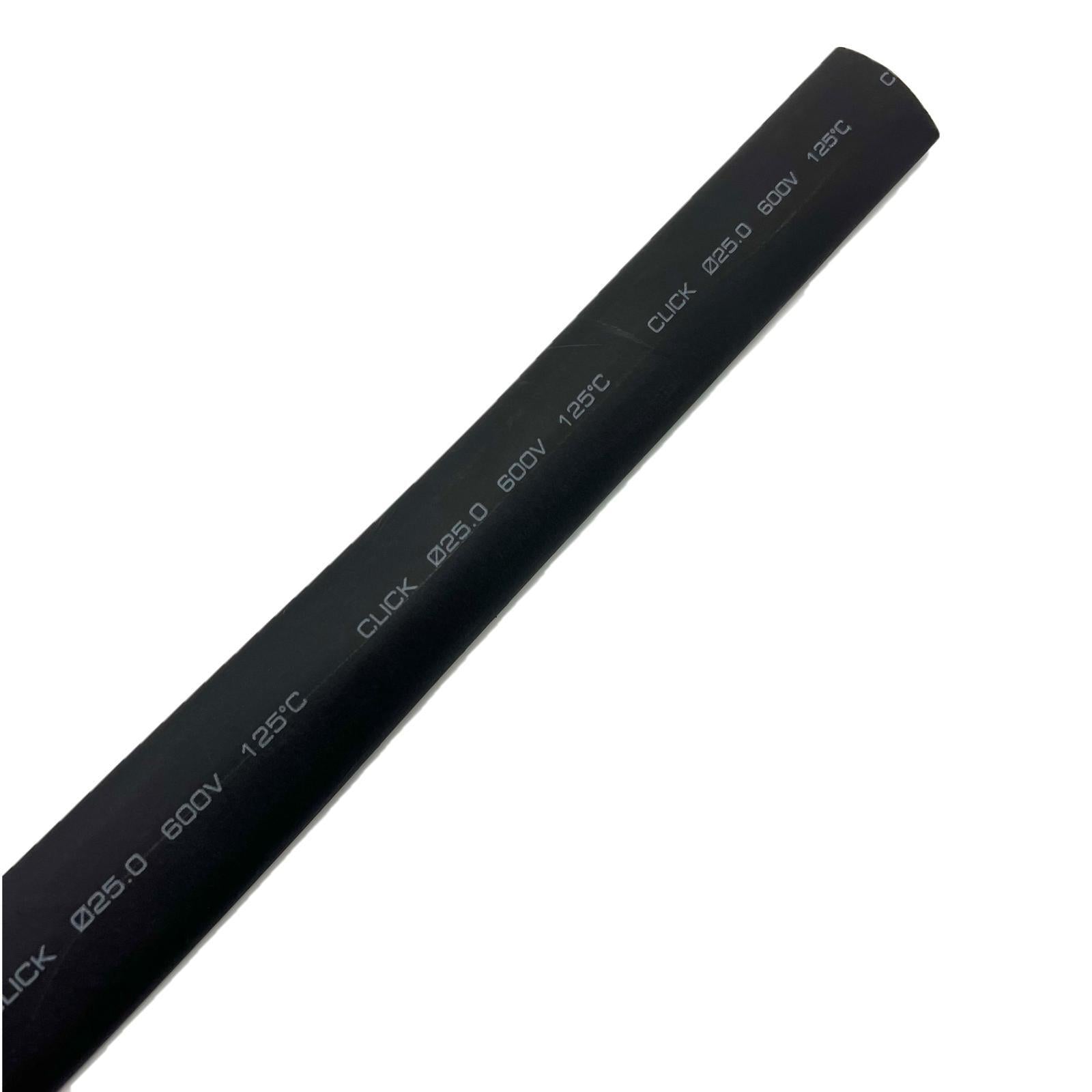 Click 6mm x 1.2m Black Heat Shrink Thin Wall Tubing - 6mm - Image 1 of 6