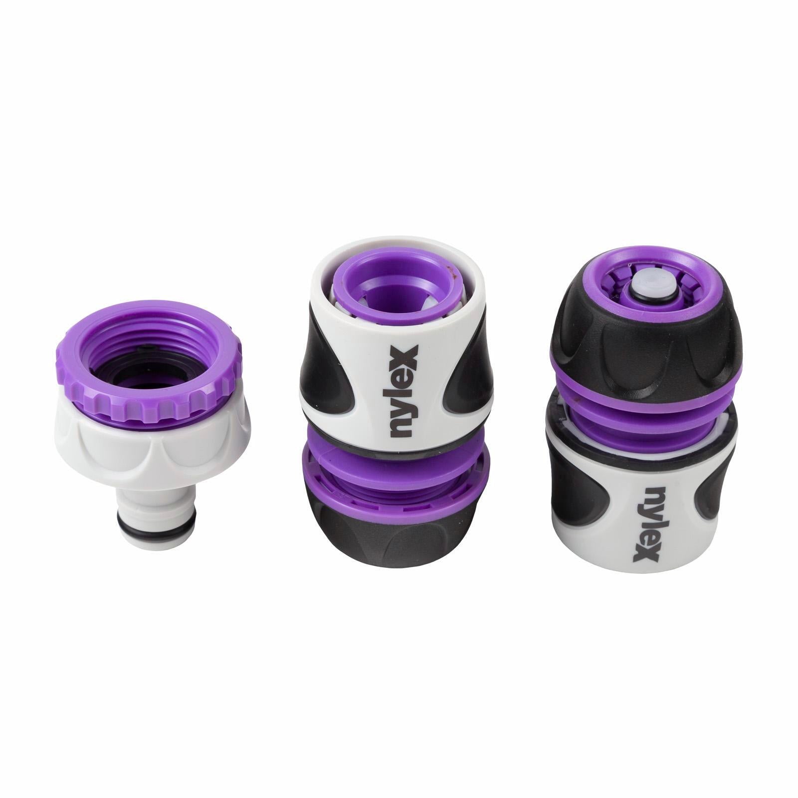 Nylex Recycled Water 12mm Hose Connector Set - Image 1 of 8