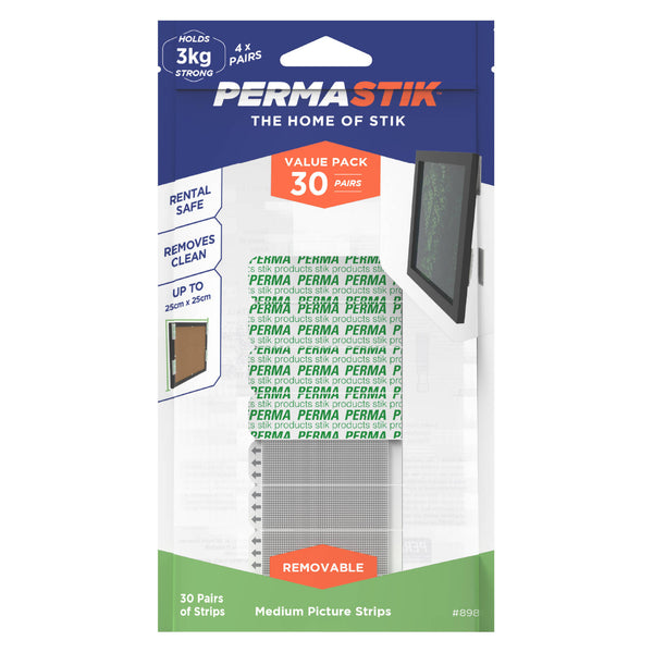 Permastik Medium Picture Strips - 30 Pairs