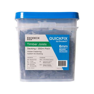 Quickfix For Ekodeck 6mm 350Lm Kit - Timber Joists