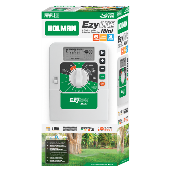 Holman EzyOne Mini 6 Station Irrigation Controller
