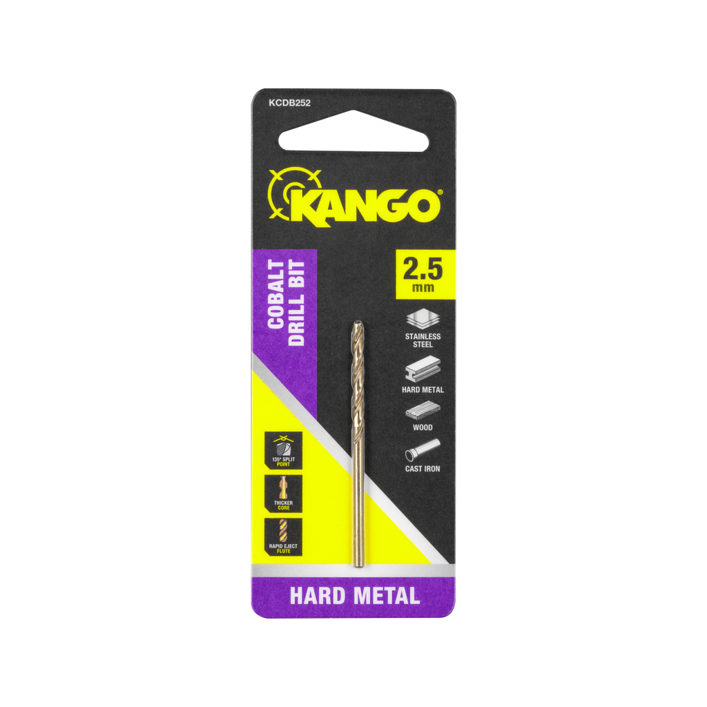 2.5mm Cobalt Drill Bit Hero