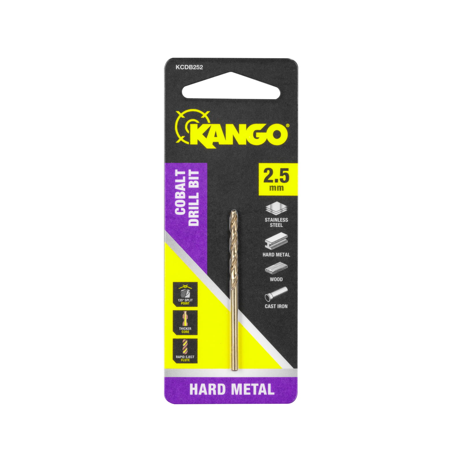 2.5mm Cobalt Drill Bit Hero