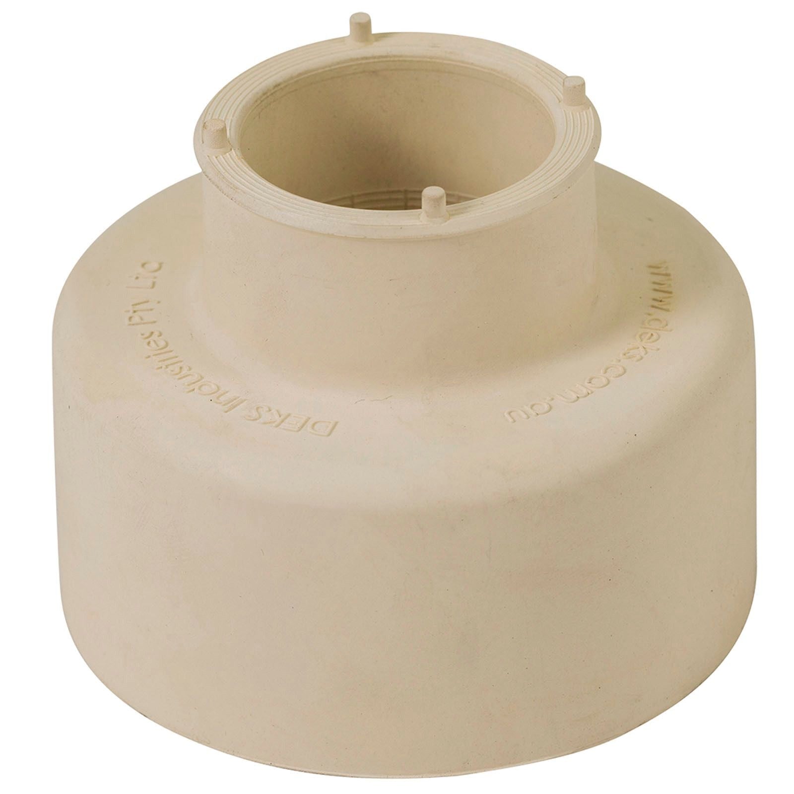 Deks 40mm White Rubber Pan Cone - Image 1 of 3