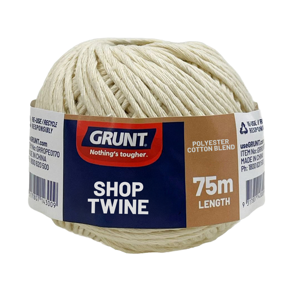 GRUNT 75m Polyester Cotton Blend Shop Twine