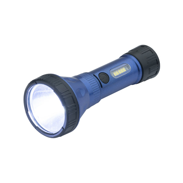 Click LED Rechargeable Torch 80LM With COB Body Light