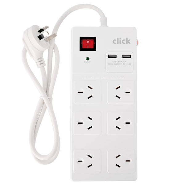 Click 6 Outlet Power board