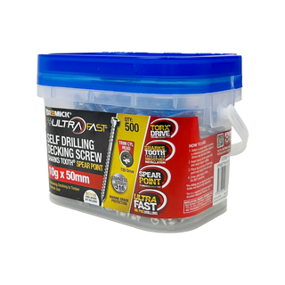 Bremick Ultrafast 10g x 50mm Stainless Steel 316 T20 Trim Head -500 Pack