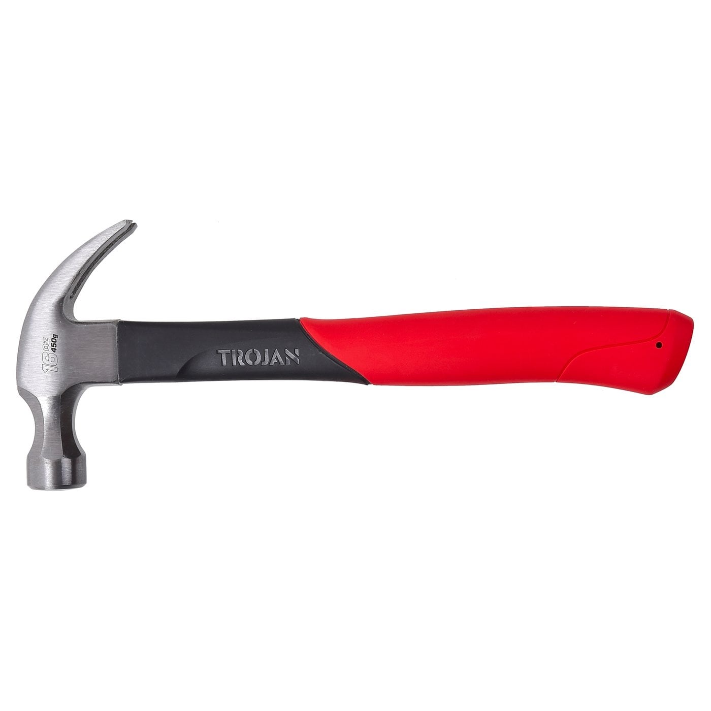 Trojan 16oz 450g Fibreglass Claw Hammer - Image 4 of 5