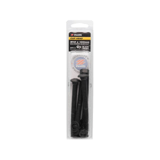 Zenith M10 x 100mm Black Cup Head Bolt - 2 Pack