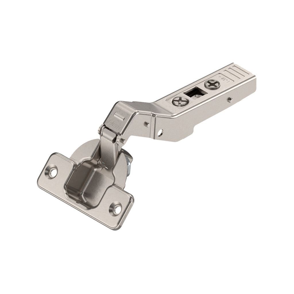 Blum 95° Nickel Plated Cross Corner Hinge - 2 Pack - Image 1 of 2