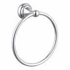 Mondella Chrome Maestro Bathroom Towel Ring - Image 1 of 3