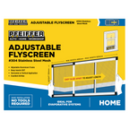 Pfeiffer 350mm x 485mm-925mm Aluminium Adjustable Window Flyscreen - Image 4 of 6