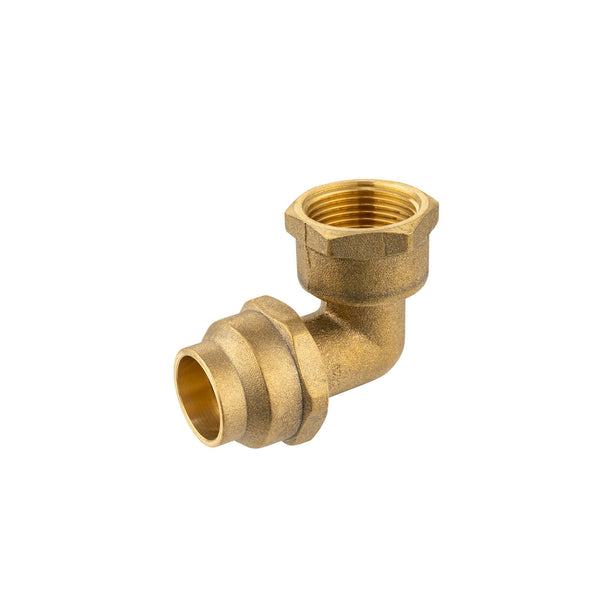 Brasshards 20FL x 20FI Brass Female Flared Compression Elbow LF