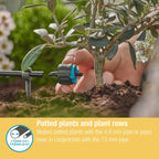 GARDENA Micro Irrigation Adjustable Endline Drip Head 1–8 l/h Pressure Compensating - 5 Pack - Image 3 of 9
