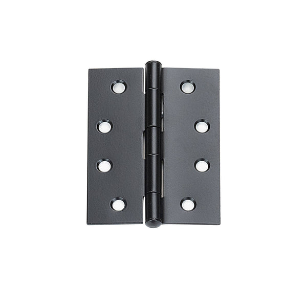 Delf 100mm Black Fixed Pin Butt Hinge - 12 Pack