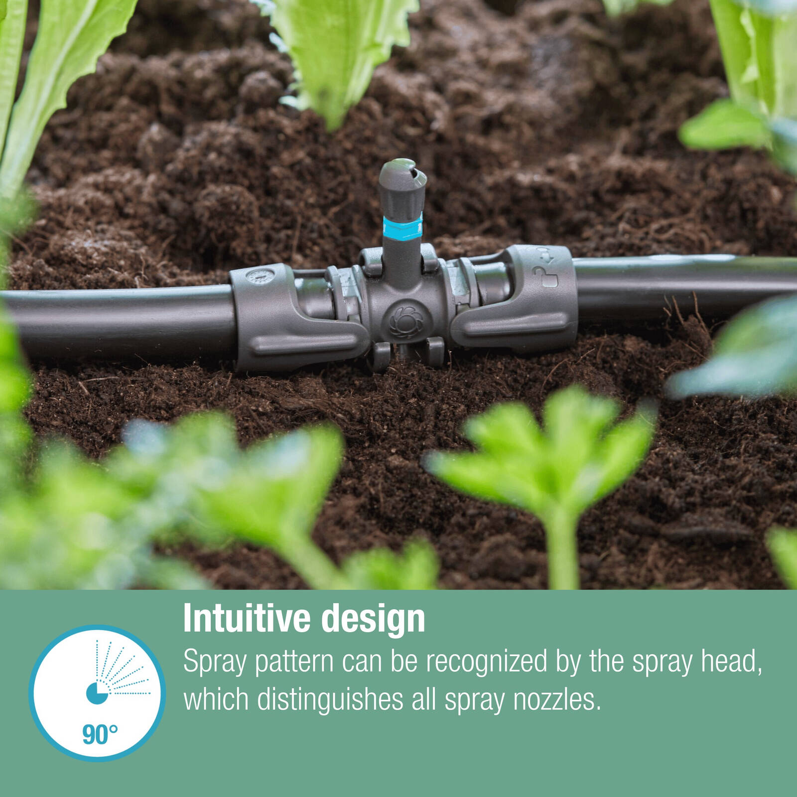 GARDENA 90° Micro Irrigation Spray Nozzle - 5 Pack - Image 6 of 9