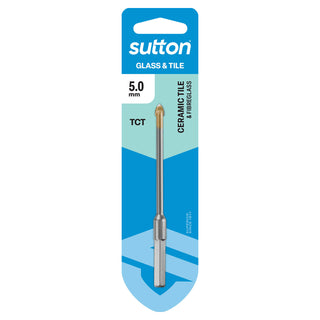 Sutton Tools 5.00mm Glass and Till Drill Bit