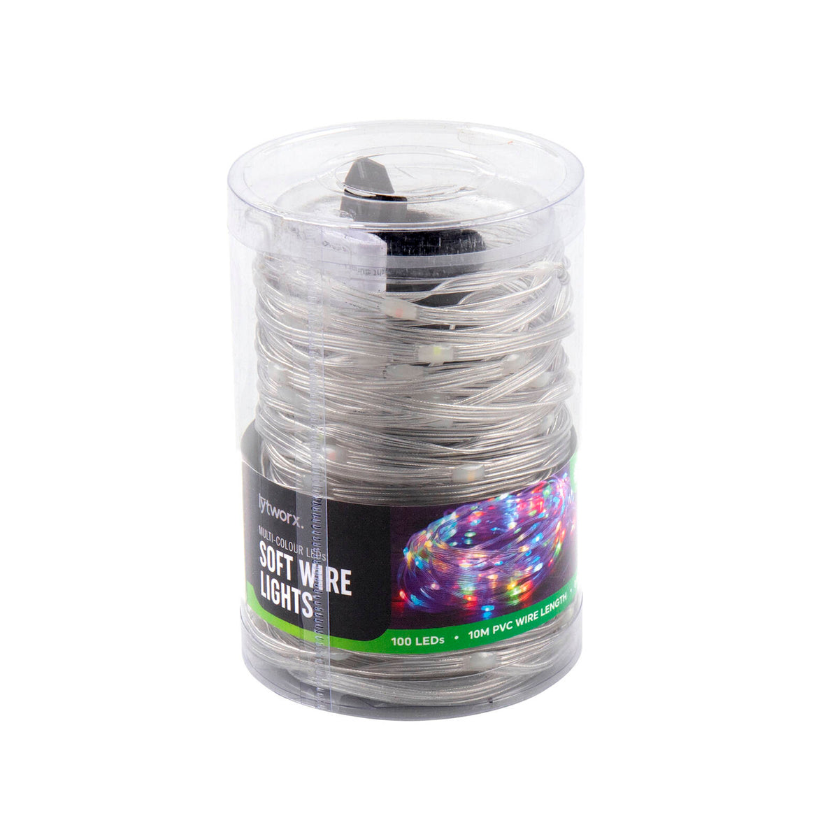 Lytworx 10m Solar Multicolour Soft Wire String Light - Image 1 of 1
