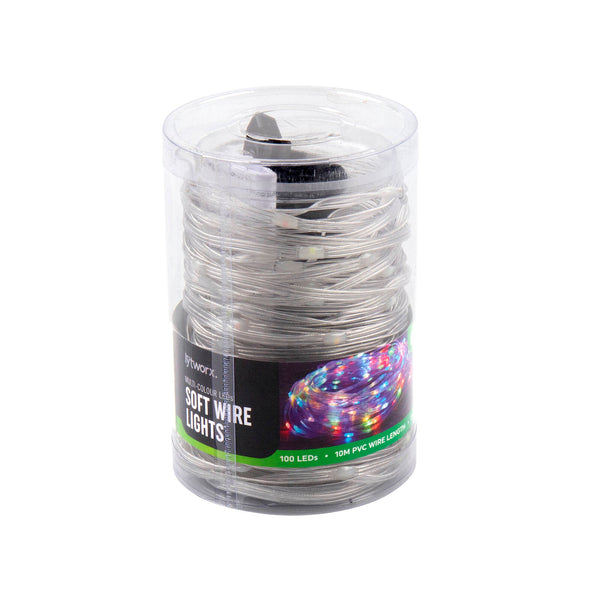 Lytworx 10m Solar Multicolour Soft Wire String Light