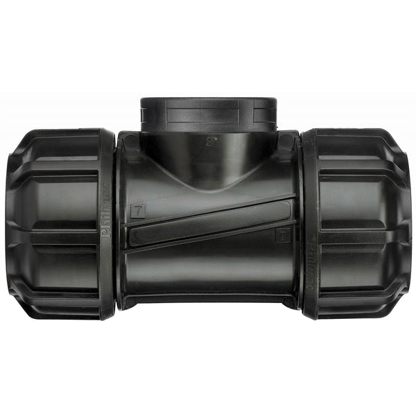 Philmac Metric 20mm x 20mm x 3/4" Poly x Poly x FI BSP Pipe Tee