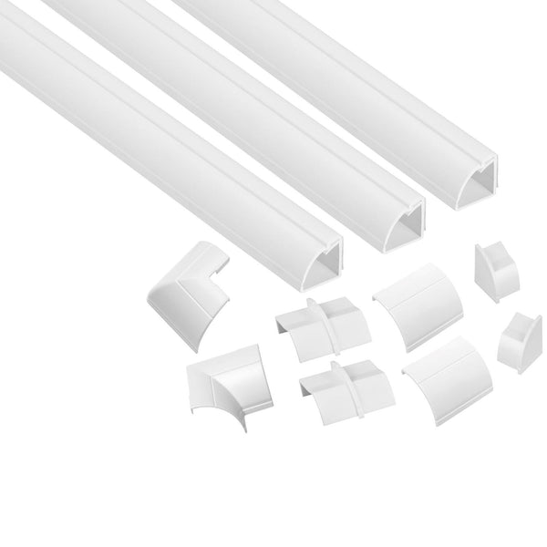 D-Line 3 x 22 x 22mm x 1m Trunking Multi Kit