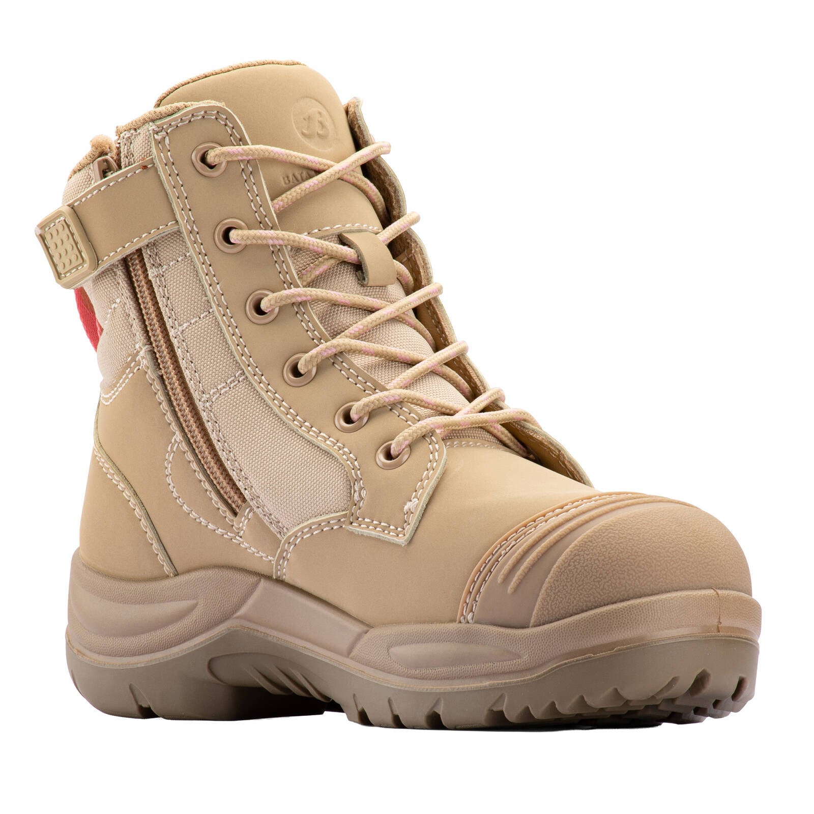 Bata Industrials Women's Sand Luna Side Zip Safety Boot - US Size 10 - Image 1 of 5