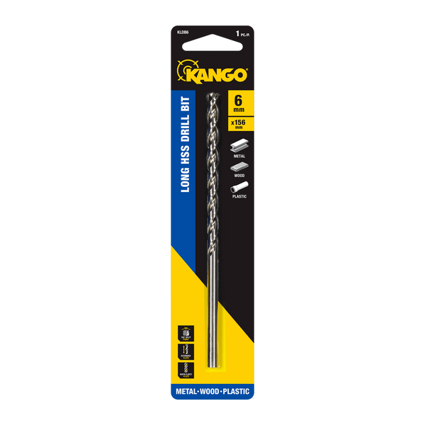 Kango 6mm Long Series HSS Drill Bit