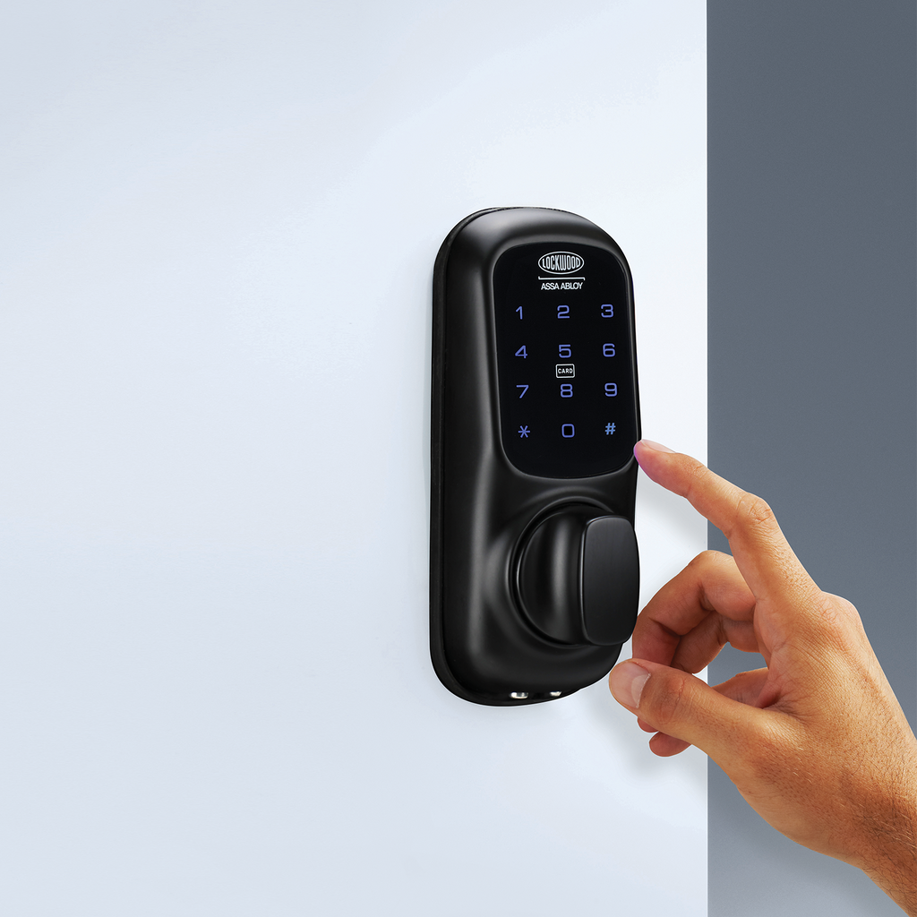 Lockwood Matt Black 001Touch Plus Smart Deadlatch - Image 3 of 7