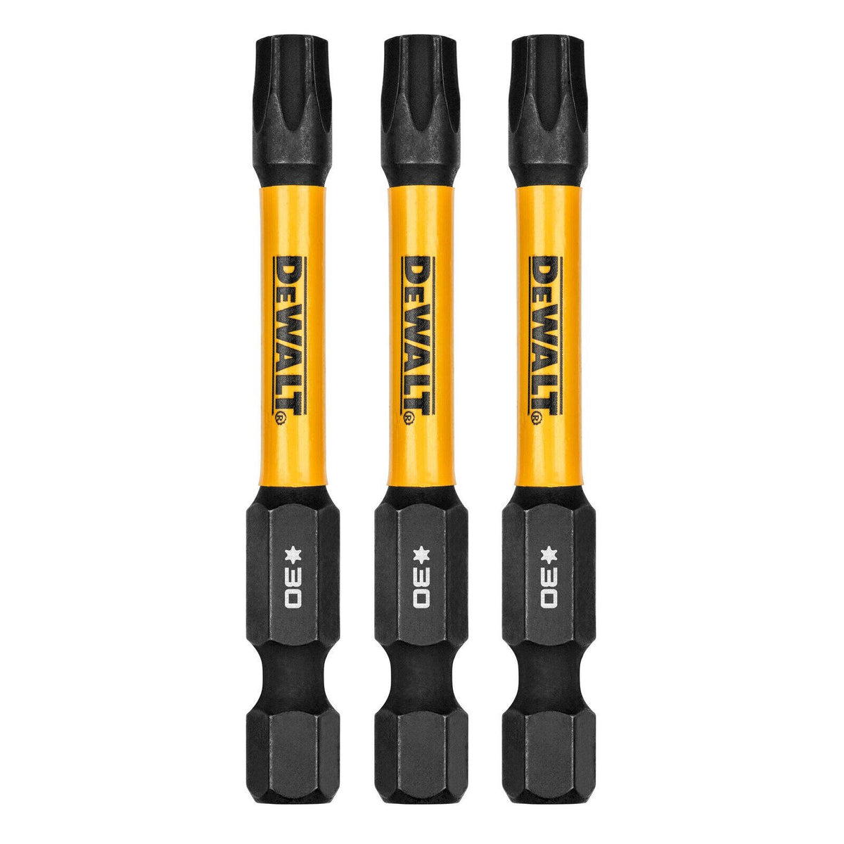 DeWALT FLEXTORQ 57mm TX30 Screwdriver Bit DWAF2TX30IR3 - 3 Pack - Image 1 of 3