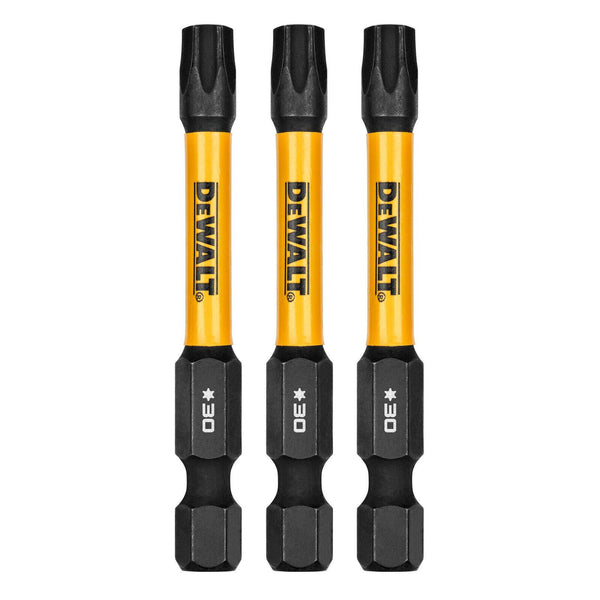 DeWALT FLEXTORQ 57mm TX30 Screwdriver Bit DWAF2TX30IR3 - 3 Pack
