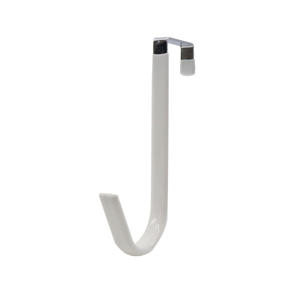 Adoored White Steel Over-The-Door Deco Hook - 2 Pack