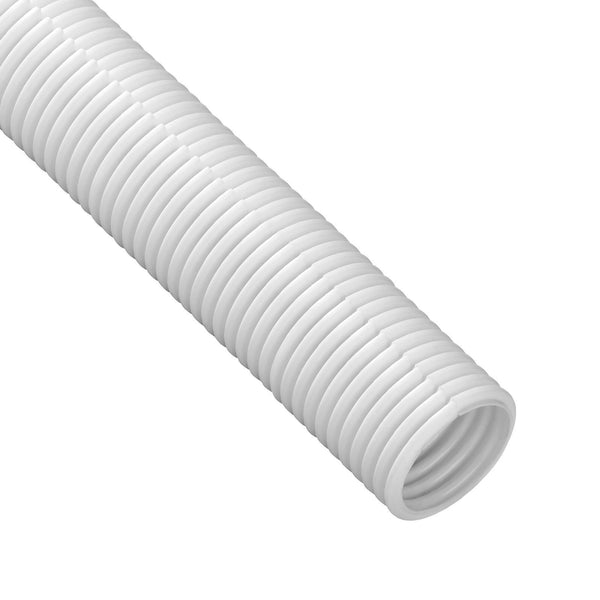 D-Line 1.1m Ø132mm White Cable Tidy Split Tube Cable Organiser