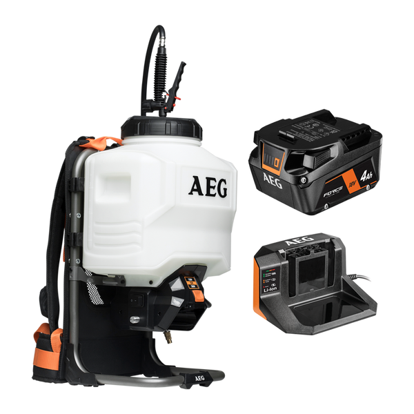 AEG 18/58V 15L Backpack Sprayer 4.0Ah Force Kit ADVBPS14