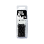 Pinnacle 5 x 50mm Black Round Timber Screw - 20 Pack - Image 2 of 2