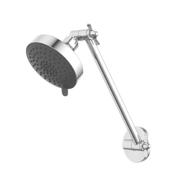 Flexispray  Chrome Splash Hi Rise Adjustable Wall Shower 5 Function