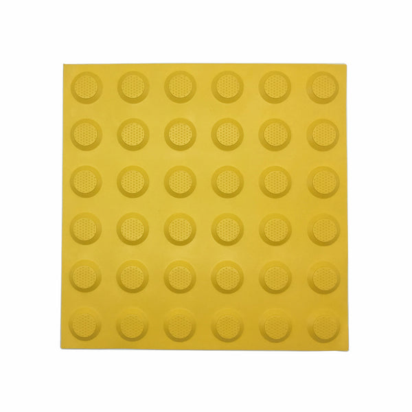Brutus Yellow Stud Tactile Ground Surface Indicator Mats - 3 Pack