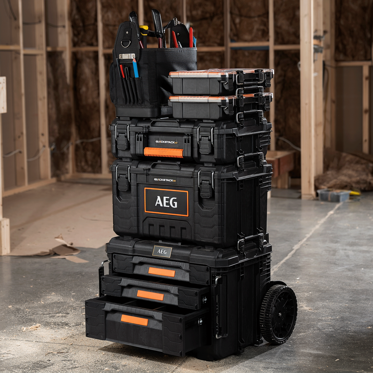 AEG Quickstack 2.0 Organiser Tool Box - Image 9 of 9