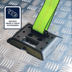 GRUNT Black E-Track Versatile Fixing Plate - Image 5 of 5