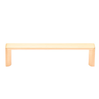 Lane 100mm Matte Brass Square Round Handle