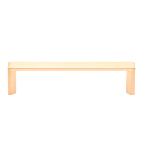 Lane 100mm Matte Brass Square Round Handle