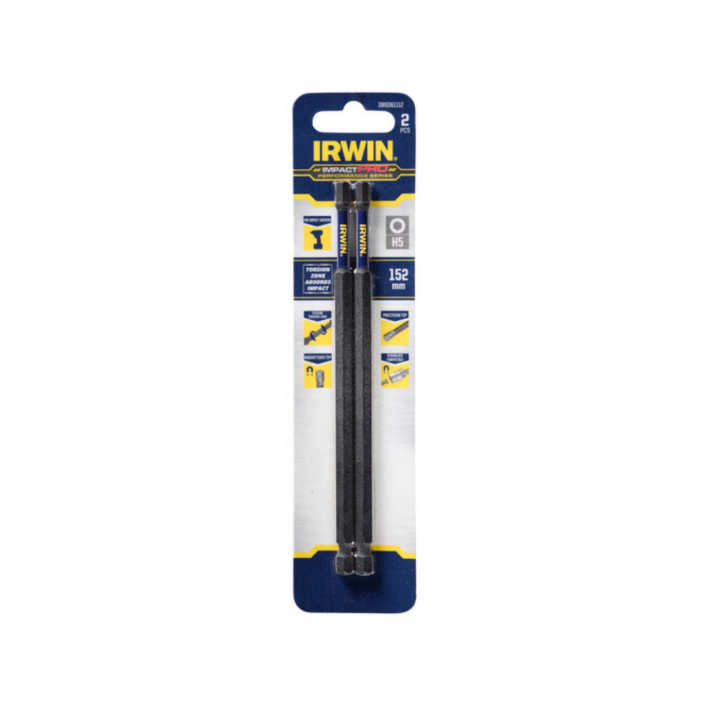 IRWIN 152mm Impact Pro Performance Hex 5 - 2 Pack - Image 1 of 2