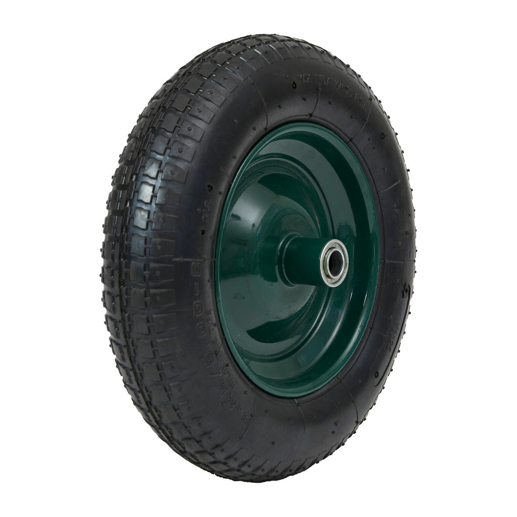 Saxon 14" Green Pix and Mix Wheelbarrow Wheel - Image 1 of 12