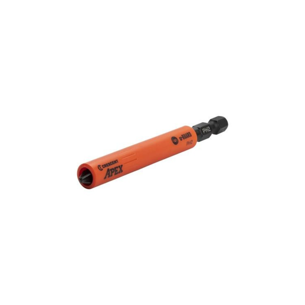 Crescent APEX #2 x 3-1/2" Phillips u-GUARD Covered Impact Power Bit - 2 Pack