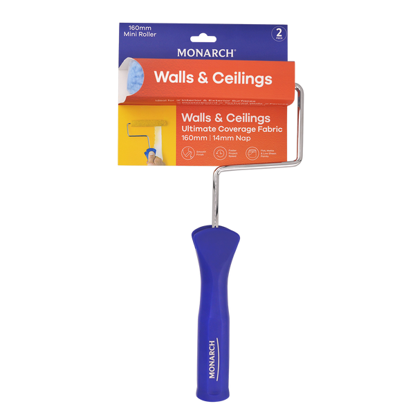 Monarch 160mm 14mm 2 Piece Nap Walls and Ceilings Mini Rolle